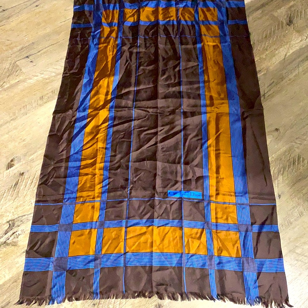 Vintage Christian Dior silk scarf